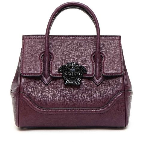 Top Handle Vitello Con Grana (2,060 CAD) ❤ liked on Polyvore featuring bags, handbags, womenbagstotes, versace handbags, purple handbags, top handle handbags, versace and versace purses Versace Purses, Versace Bag, Purse Purple, Purple Handbags, Purple Purse, Versace Handbags, Purple Bag, Shoulder Strap Bag, Versace Bags