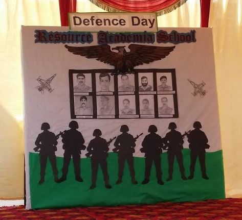 Defence Day Board Decoration, Defence Day 6 September Decoration, Defence Day Activities For Kids, Pakistan Defence Day Crafts, September Decorations, Pakistan Defence, Soft Board Decoration, August Crafts, Pakistan Day