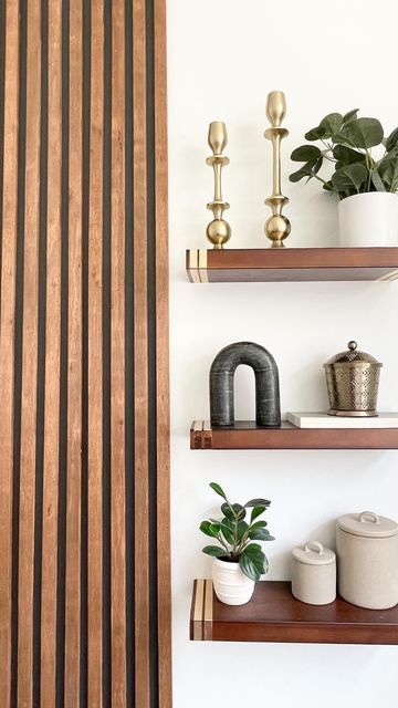 Slat Wall With Mirror And Shelf, Horizontal Wood Slat Wall Entryway, 1x1 Wood Accent Wall, Slat Wall Coffee Bar, Mid Century Slat Wall, Slat Wall Staircase, Vertical Wood Slat Tv Wall, Wood Slat Accent Wall Bedroom, Wood Slat Wall Entryway