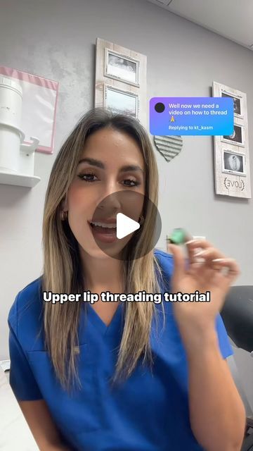 Natalie Avni on Instagram: "We can remove hair and still love and appreciate our body. Body positivity is about accepting and loving yourself, hair or no hair and I love that I got to do this for her 🥹💖 #threadingtutorial #threading #beautyhacks #beautytutorial" Diy Threading Hair Removal, Face Threading Facial Hair, How To Thread Your Face, How To Do Threading, Threading Facial Hair, Natural Hair Removal Remedies, Face Threading, Lip Hair Removal, How To Thread