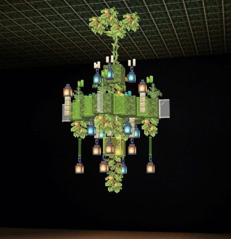 Minecraft Chandelier, Yellow Chandelier, Minecraft Garden, Minecraft Steampunk, Minecraft Modern, Minecraft Cottage, Cool Minecraft Creations, Minecraft Room, Cute Minecraft Houses