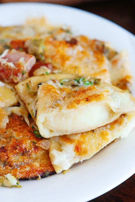 This Ham and Cheese pierogi recipe is the perfect quick and easy weeknight dinner everyone will love. With ham, cheese, broccoli, and potato dumplings, it's a whole meal in one pan! #ham #cheese #pierogi #ravioli #broccoli #quick #easy #weeknight #dinner #recipe #onepot #onepotmeals Buttered Onions, Cheese Pierogi Recipe, Filled Dumplings, Recipe With Ham, Cheese Broccoli, Pierogi Recipe, Gluten Free Puff Pastry, Easy Family Dinner, Ham Cheese