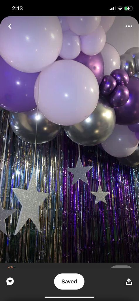 Purple Birthday Decorations, Purple Stars, Purple Birthday, 16 Birthday, 17th Birthday, Conan Gray, 16th Birthday, Sweet Sixteen, Olivia Rodrigo