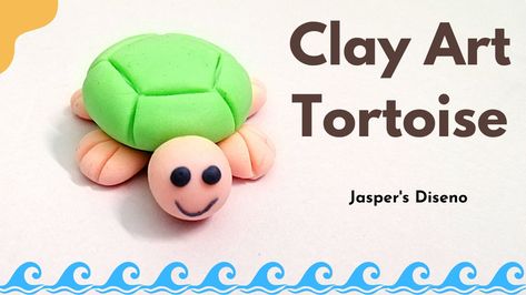 Tortoise Clay Model, Clay Tortoise, Clay Model, Modelling Clay, Cute Polymer Clay, Modeling Clay, Miniature Crafts, Play Dough, Clay Tutorials