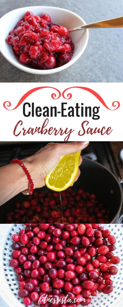 Try this homemade, clean-eating cranberry sauce with no funky ingredients, and a bright flavor from orange zest. It's super easy to make and delicious! fitnessista.com #cranberrysauce #cranberrysaucerecipes #Thanksgivingrecipes #healthyThanksgivingrecipes Clean Eating Recipe, Fresh Cranberry Sauce, Best Cranberry Sauce, Fresh Cranberry, Gluten Free Lasagna, Homemade Cranberry Sauce, Blueberry Cookies, Cranberry Sauce Homemade, Citrus Twist