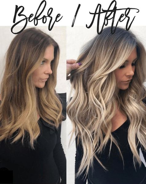 Babylights Hair, Balayage Blonde, Frontal Hairstyles, Brown Balayage, Short Hair Balayage, Brown Blonde Hair, Ombre Hair Color, Dark Roots, Hair Life