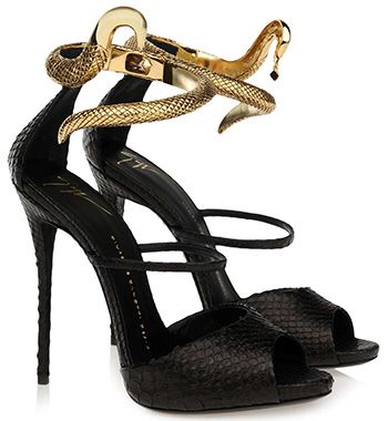 Giuseppe Zanotti- Nirvana Snake Ankle Cuff High Heel Ankle Cuff Heels, Zanotti Heels, Hak Tinggi, Brian Atwood Heels, High Heel Dress Shoes, Giuseppe Zanotti Heels, High Heel Dress, Giuseppe Zanotti Shoes, Fashion Heels