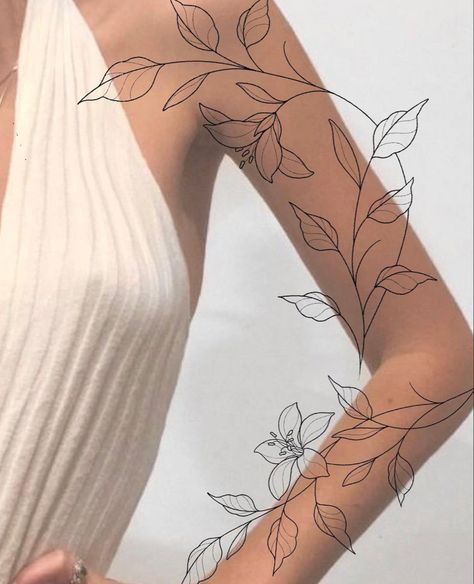 Flower Vine Wrapped Around Leg Tattoo, Full Body Wrap Around Tattoo, Around The Knee Tattoos, Around The Knee Tattoos Women, Knee Tattoos Women, Tattoo Ideas Cute, Tattoo Patchwork, Arm Wrap Tattoo, Flower Vine Tattoos