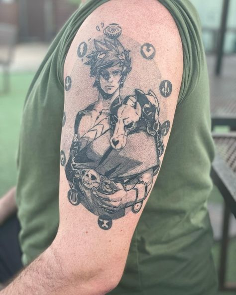 Hades Game Tattoo Ideas, Zagreus Tattoo, Hades Game Tattoo, Hades Tattoo, Game Tattoo, Hades Greek Mythology, Hades Game, Gaming Tattoo, Awesome Tattoos