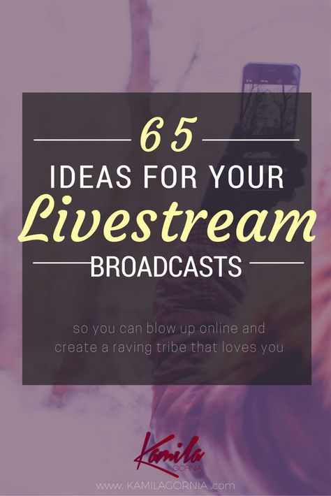 65 Ideas for your Livestream Broadcast Topics | Heart Behind Hustle Youtube Live, Online Event, Facebook Live, Big News, Facebook Ad, Facebook Marketing, Run Out, Instagram Live, Live Broadcast