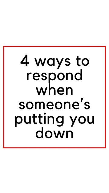 Selena Rezvani | Speaker🎤 on Instagram: "How to respond when someone’s putting you down. #toxiccoworkers #coworkerproblems #coworkerprobs #toxicworkplace #toxicworkenvironment #corporateamerica #leadershipexpert" Corporate America, Narcissism, Professional Development, When Someone, Self Improvement, Life Lessons, To Tell, Leadership, Life Hacks