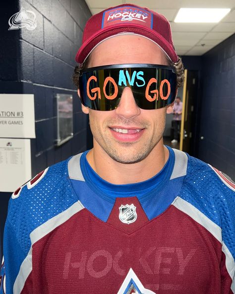 Colorado Avalanche on X Miles Wood, Colorado Avalanche, Toothless, Hockey, Colorado, Shades, Wood, Ice Hockey