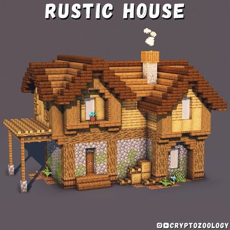 Minecraft Building Ideas Medieval House, Cobblestone House Minecraft, Minecraft Medieval Village Houses, Minecraft Houses Village, Small Minecraft Cottage, Minecraft Enchantment House, Minecraft House Ideas Cottage Core, Rustic Minecraft House, Minecraft House Ideas Cottage