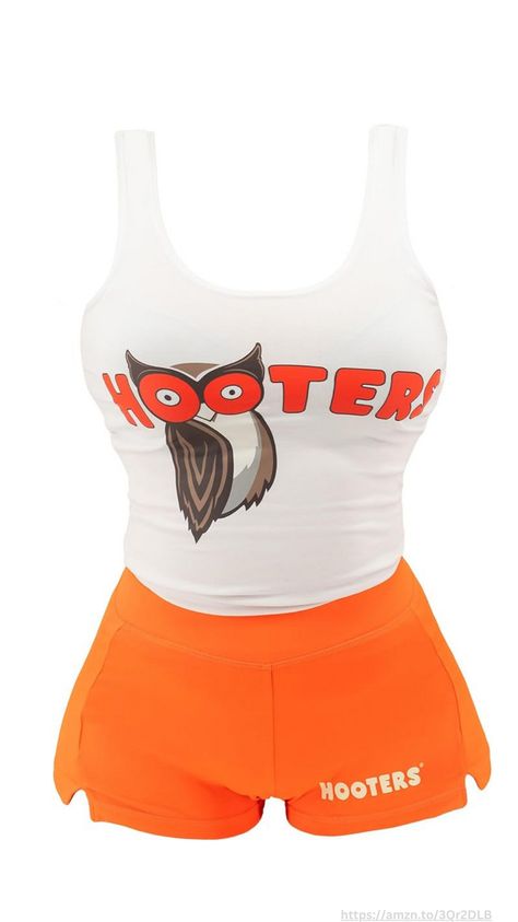 Hooters Costume, Waitress Outfit, Stamp Of Approval, Role Play Costume, Tank Top And Shorts, Camouflage Outfits, Top And Shorts Set, Halloween Costumes For Couples, Halloween Costumes For Teens