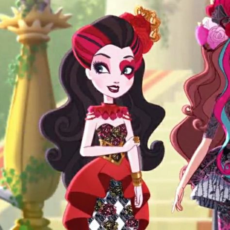 Ever After High Lizzie Hearts, Eah Aesthetic, Daring Charming, Halloween Fits, Lizzie Hearts, Raven Queen, Princess Art, Ever After High, Heart Cards