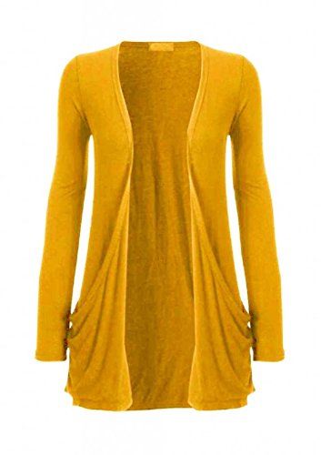 Funky Boutique Ladies Pocket Long Sleeve Cardigan : Color - Mustard : Size - 12-14 ML Dyt Type 3, Funky Boutique, Dressing Your Truth, Long Sleeve Knitted Cardigan, Shawl Cardigan, Drape Cardigan, Pocket Cardigan, Long Sleeve Jersey, Long Sleeve Knit Tops