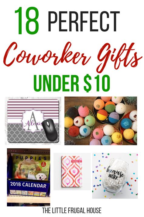 Looking for inexpensive Christmas gifts for coworkers? These are my favorite Christmas gifts for coworkers under $10. These gifts are perfect for employees and employees. And they are great gifts to give on a budget! Inexpensive Christmas Gifts For Coworkers, Small Gifts For Coworkers, Employee Holiday Gifts, Christmas Gifts For Colleagues, Coworkers Gifts, Office Christmas Gifts, Employee Christmas Gifts, Budget Christmas, Corporate Holiday Gifts