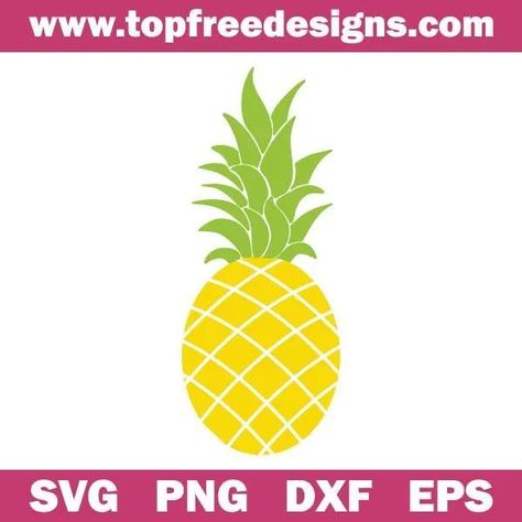 Pineapple Clipart, Pineapple Svg, Pineapple Theme, Pineapple Parties, Hello Sign, Summer Svg, Free Cut Files, Pineapple Print, Cricut Creations