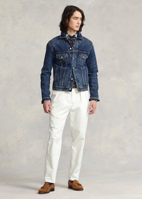 White Jeans Outfit Men, Ralph Lauren Men Casual, Summer Denim Outfits, Chinos Men Outfit, Chinos Men, Jackets Outfit, Denim Outfit Men, Mens Chino, Jeans Outfit Men