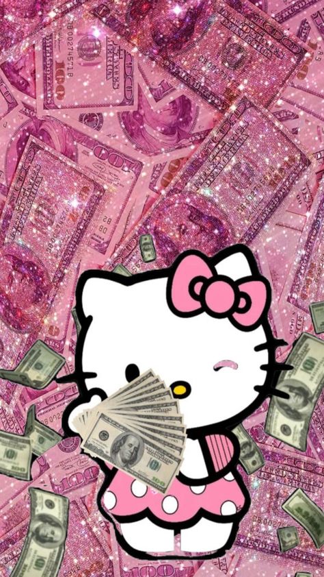 Tapeta Hello Kitty, Hello Kitty With Money, Helloween Wallpaper, Foto Hello Kitty, 헬로키티 배경화면, Hello Kitty Phone Wallpaper, Pink Wallpaper Ipad, Pink Hello Kitty Wallpaper Iphone, Tapeta Z Hello Kitty