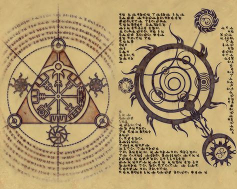 Wizard Spellbook, Oghma Infinium, Elder Scrolls Art, Elder Scrolls Skyrim, Lovecraftian Horror, Sacred Science, Grimoire Book, Alchemy Symbols, Esoteric Art