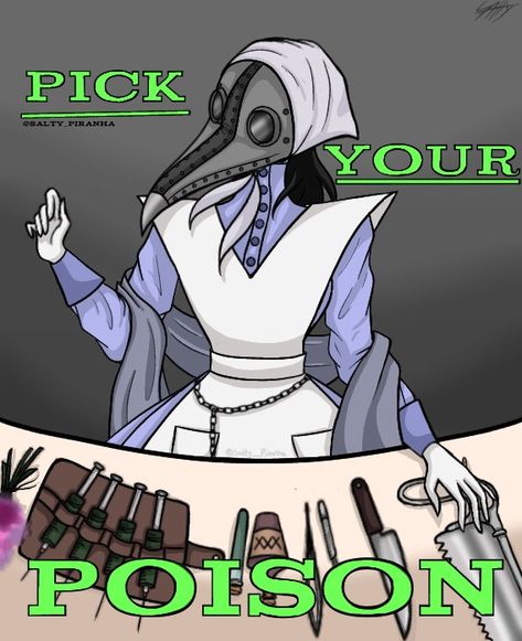 Plague Nurse OC Plague Doctor X Plague Nurse, Plague Doctor Oc, Nurse Oc, Doctor Oc, Plague Nurse, Pick Your Poison, Plague Doctor, Nursing Clothes, Character Design Inspiration