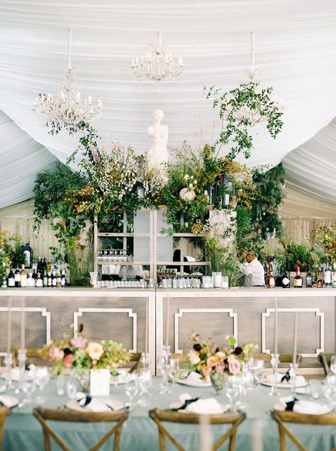 From watercolor wedding crests to latticework panels, we're giving these creative wedding bar ideas top marks for their equal parts confidence, beauty and function! Wedding Pool Party, Central Bar, Bee Wedding, Pool Wedding, Event Bar, Bar Inspiration, House Bar, Wedding Reception Inspiration, Wedding Proposals