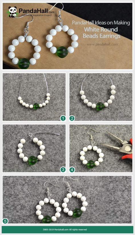 Le tutoriel de faire une paire de boucles d'oreilles avec les perles. #PandaHall #promotion, jusqu'à -90% et livraison gratuite dès $349. Vous pouvez acheter tous les matériels sur notre site web. #frPandaHall #tuto #diy #bijoux #perles #bijouxdiy #fabricationdebijoux Diy Earings Ideas With Beads, Handmade Earrings Ideas Diy, Boucle D'oreille Diy, Aretes Diy, Diy Bijou, Diy Earrings Dangle, Hoop Earrings Diy, Anting Manik, Earrings Diy Handmade