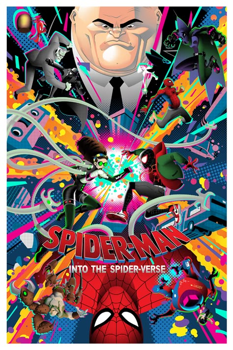 Spiderman Across The Spider Verse, Poster Marvel, Art Spiderman, Into The Spiderverse, Spider Man Into The Spider Verse, Image Spiderman, Miles Morales Spiderman, Into The Spider Verse, Across The Spider Verse