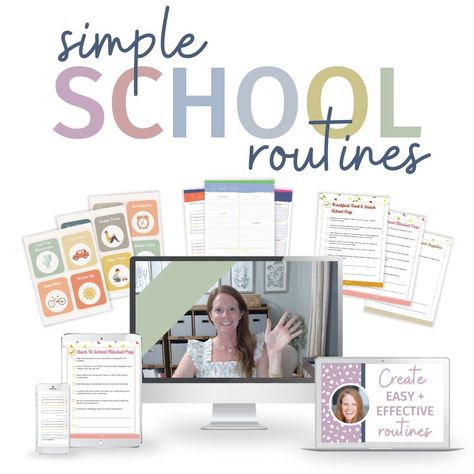 Simple School Routines: A 3 Step System For Easy Days Morning Routine Kids, After School Routine, School Routine, Sleep Consultant, Parent Coaching, Unschooling, Screen Free, Easy Day, Kids Sleep