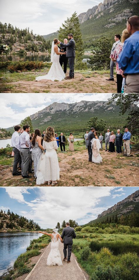 Lily Lake Estes Park Colorado, Rocky Mountain National Park Elopement, Rmnp Elopement, Lake Picnic, Rocky Mountain National Park Wedding, Outdoor Elopement, Elopement Planning, How To Elope, Estes Park Colorado