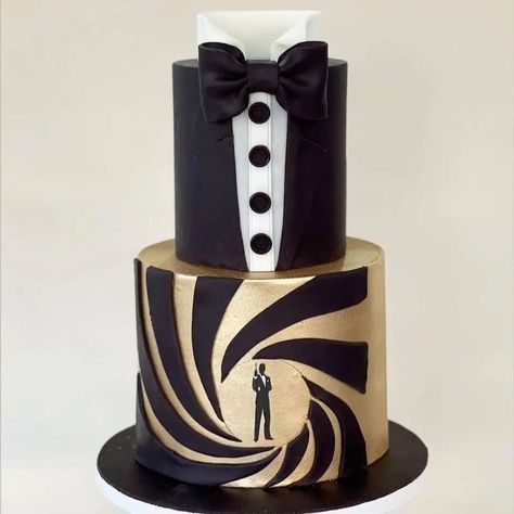 Men's Birthday Cake Ideas, Easy Cake Designs, Men's Birthday Cake, Birthday Cake Wine, James Bond Cake, Doodle Cake, Cube Cake, Birthday Cake For Husband, 80 Birthday Cake