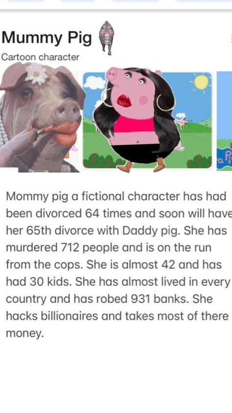 Peppa Pig Memes, Peppa Pig Funny, Mummy Pig, Funny Pix, Crazy Quotes, Cute Hamsters, Good Cartoons, Very Funny Pictures, Some Funny Jokes