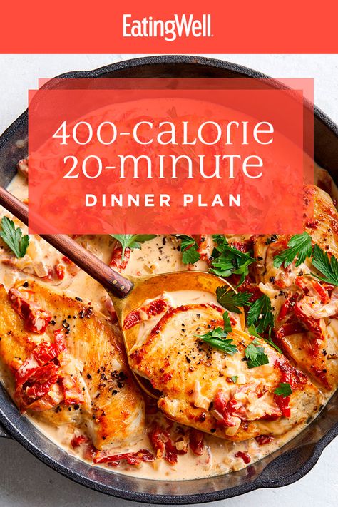 400 Calorie Dinner, Healthy Low Calorie Dinner, Low Cal Dinner, Meals Under 400 Calories, Low Calorie Recipes Dinner, 300 Calorie Meals, 400 Calorie Meals, 500 Calorie Meals, 20 Minute Dinners