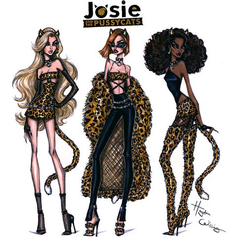 #JosieAndThePussycats by Hayden Williams 🐱🐆🐾🎵 | Hayden Williams | Flickr Hayden Williams Fashion, Lisa Style, Josie And The Pussycats, Hayden Williams, Diy Clothes Design, Sketches Dresses, Fashion Illustration Sketches, Illustration Fashion Design, Hijab Fashion Inspiration