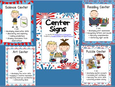 centers for pre kindergarten classrooms | alternate center i ve made several themed sets of my center signs that ... School Visuals, Preschool Center Signs, Pre Kindergarten Classroom, Tk Classroom, Kindergarten Center, Daycare Signs, Learning Centers Preschool, Kindergarten Classrooms, Room Arrangement