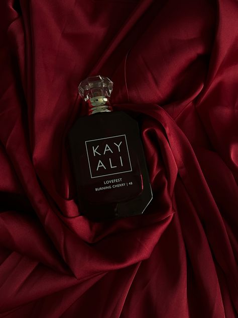 Dark Feminine Aesthetic Perfume, Kay Ali Cherry, Kay Ali Burning Cherry Perfume, Dark Feminine Parfum, Burning Cherry Perfume, Kayali Cherry Perfume, Kayali Perfume Cherry, Black Cherry Perfume, Dark Feminine Fragrance