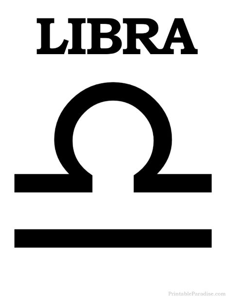 Printable Libra Zodiac Sign - Print Libra Symbol Libra Logo, Libra Tattoos, Libra Zodiac Tattoos, Alternative Beauty, Libra Symbol, Zodiac Signs Symbols, Libra Tattoo, Libra Zodiac Sign, Crystal Room