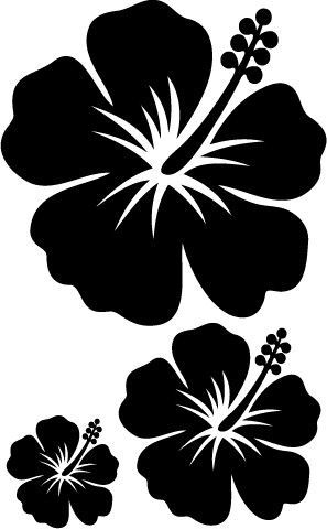 Silhouette Art Stencils, Hibiscus Svg, Express Emotions, The Language Of Flowers, Idee Cricut, Minimalist Tattoos, Flower Stencil, Stencil Patterns, Language Of Flowers