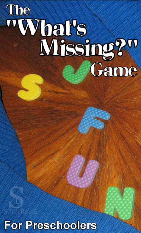 This simple free game is fantastic for engaging your preschoolers. It makes your children think hard as they try to solve the exciting mystery of what’s missing! It also can be played over video calls when you can't be together in person. #preschoolgame #memory #cognitivedevelopment What's Missing Game Preschool, Game For Preschoolers, Can't Be Together, Clue Games, Tracing Sheets, Letter Games, Living Simply, Abc Activities, Montessori Preschool