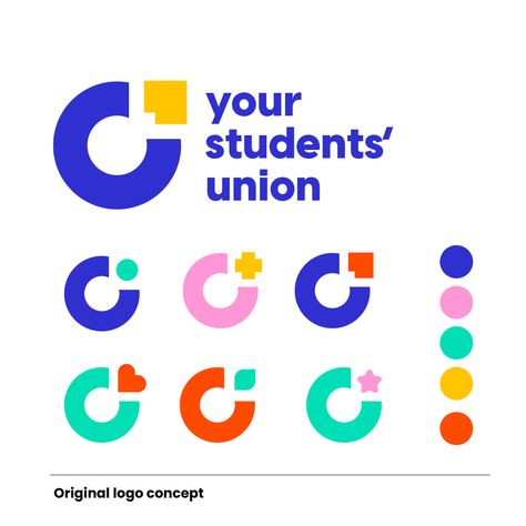 Your Students' Union - Augarde Design │ Bristol Freelance Graphic Designer Core Logo Design, Modern Brand Identity, English Logo, Union Logo, Student Government, Feedback For Students, Graphic Design Blog, Brand Campaign, Corporate Branding