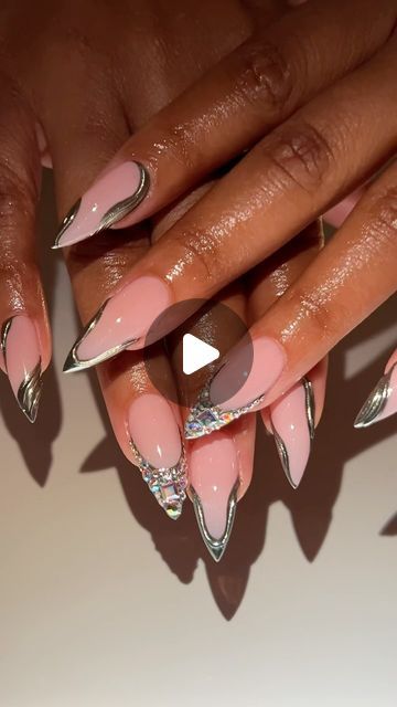 ✨D[M]V NAIL TECH✨ | Baddie alert💅🏼 ________________________  . . . . .  . . . . #nailsofinstagram #nails💅 #nails #dmvnails  #nailsofinstagram #nailinspo... | Instagram Raw Nail Designs, Hot Almond Nails, Nails Inspo Baddie, Baddie Nails Instagram, Diamond Pink Nails, Nail Courses, La Nails, Instagram Baddie, Baddie Nails