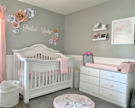 Pink Baby Room, Nursery Floral, Girl Nursery Pink, Baby Nursery Inspiration