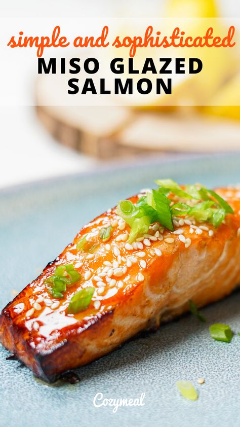 Miso Glazed Sea Bass Recipes, Miso Ginger Salmon, Miso Marinated Salmon, Salmon Japanese Recipe, Miso Glazed Salmon Recipe, Miso Salmon Recipe, February Recipes, Asian Ingredients, Miso Glazed Salmon