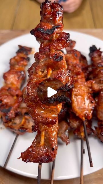 Sati Babi Recipe, Filipino Bbq Pork Skewers, Dairy Free Vegetable Recipes, Filipino Pork Bbq, Filipino Bbq, Pork Skewers, Bbq Skewers, Pork Recipes Easy, Skewer Recipes