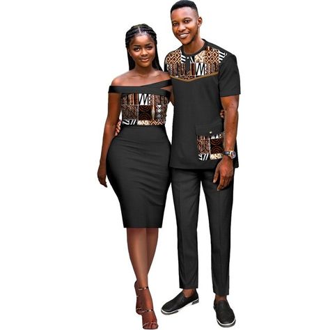 Matching African Attire Couples | Modern African Attire Couples - African Women Print - Aliexpress Ankara Couple Outfit, Chitenge Outfits, Couple Outfits Matching, Couples African Outfits, Couple Matching Outfits, African Wear Styles For Men, Latest African Men Fashion, Dress Men, Fashion Patchwork