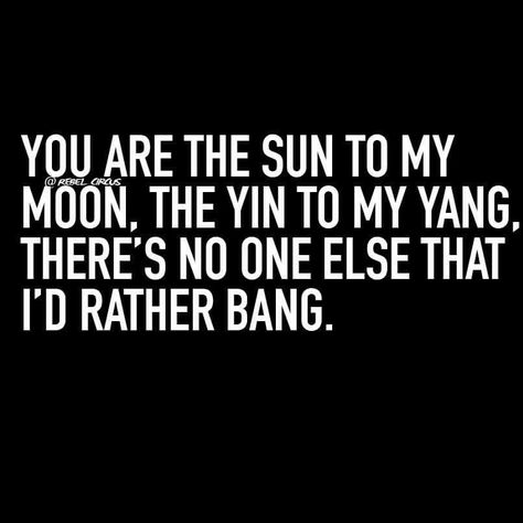 Equals. Both love & get love. #TrueLove Yin To My Yang Quotes, Yin Yang Relationship, Yin To My Yang, Senior Year Quotes, Pick Up Line Jokes, Scrapbook Quotes, You Are The Sun, Good Relationship Quotes, Text For Her