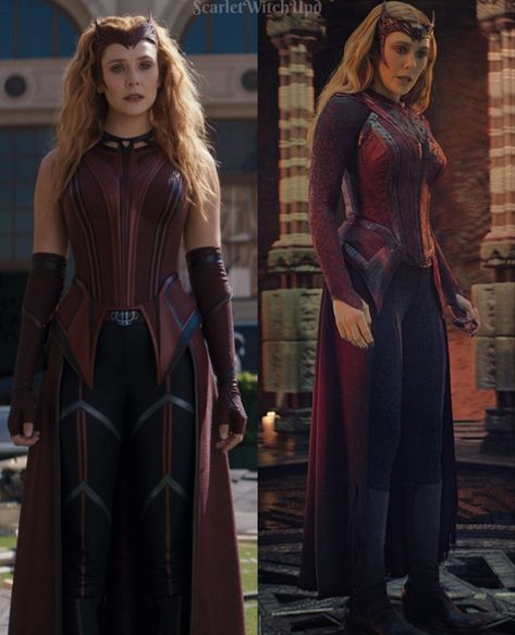 Wanda Maximoff Outfit, Wandavision Costume, Scarlet Witch Headpiece, Scarlet Witch Costume, Eve Costume, Makeup Things, Wonder Woman Art, Scarlet Witch Marvel, Scarlett Witch