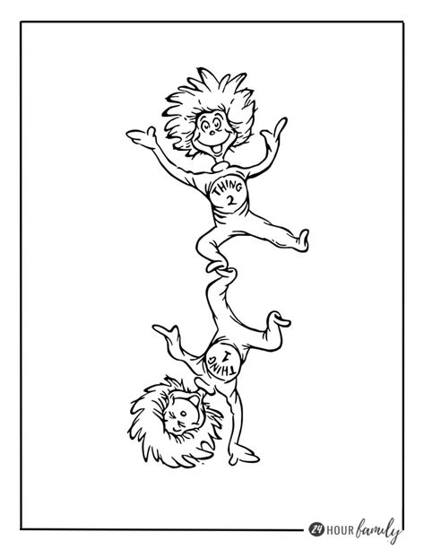 thing 1 thing 2 coloring pages for march 3rd dr Seuss day Thing 1 And Thing 2 Coloring Pages, Thing 1 And Thing 2 Tattoo, Thing 1 And Thing 2 Printable Free, Dr Seuss Coloring Sheets, Dr Seuss Coloring Pages Printables Free, Dr Seuss Day Activities, Dr Seuss Activities For Toddlers, Dr Seuss Tattoo, Cat In The Hat Activities