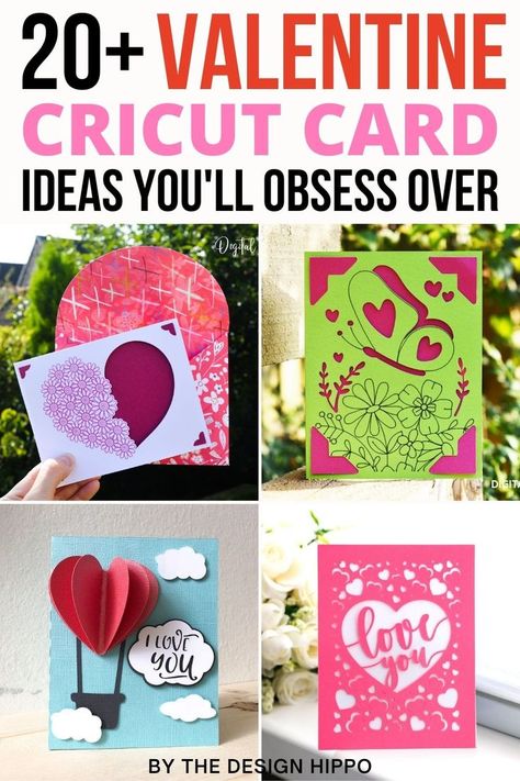 cricut valentine card ideas Cricut Valentine Cards, Valentine's Cricut Projects, Creative Valentine Cards, Cricut Valentine Ideas, Valentine Card Ideas, Cricut Valentines Projects, Xoxo Card, Free Valentine Cards, Cricut Valentine